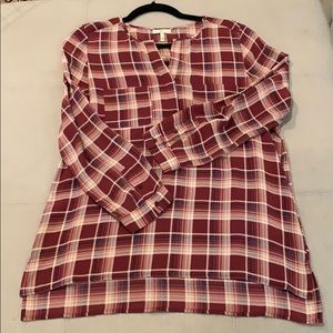 joie hesta pop over silk shirt